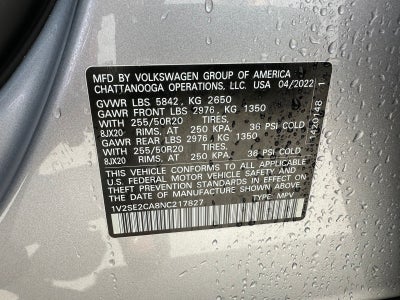 2022 Volkswagen Atlas Cross Sport 3.6L V6 SEL R-Line