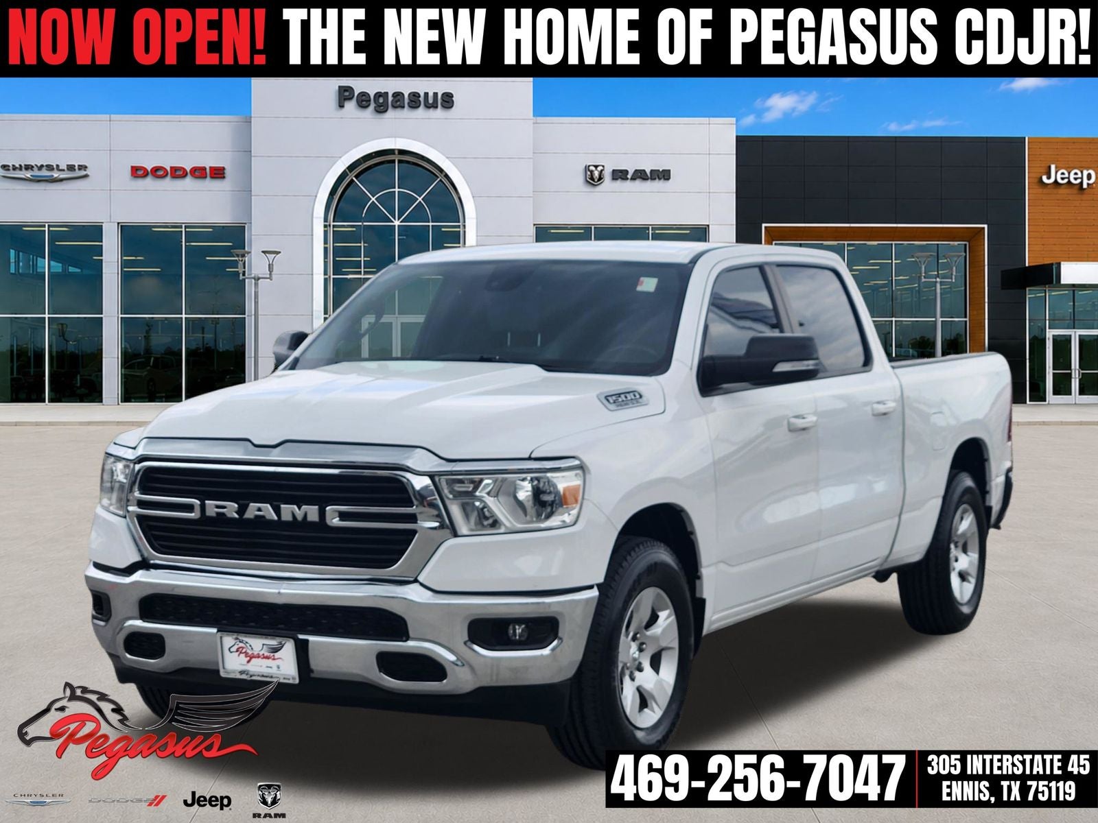 2021 RAM Ram 1500 Big Horn Crew Cab 4x4 6'4' Box