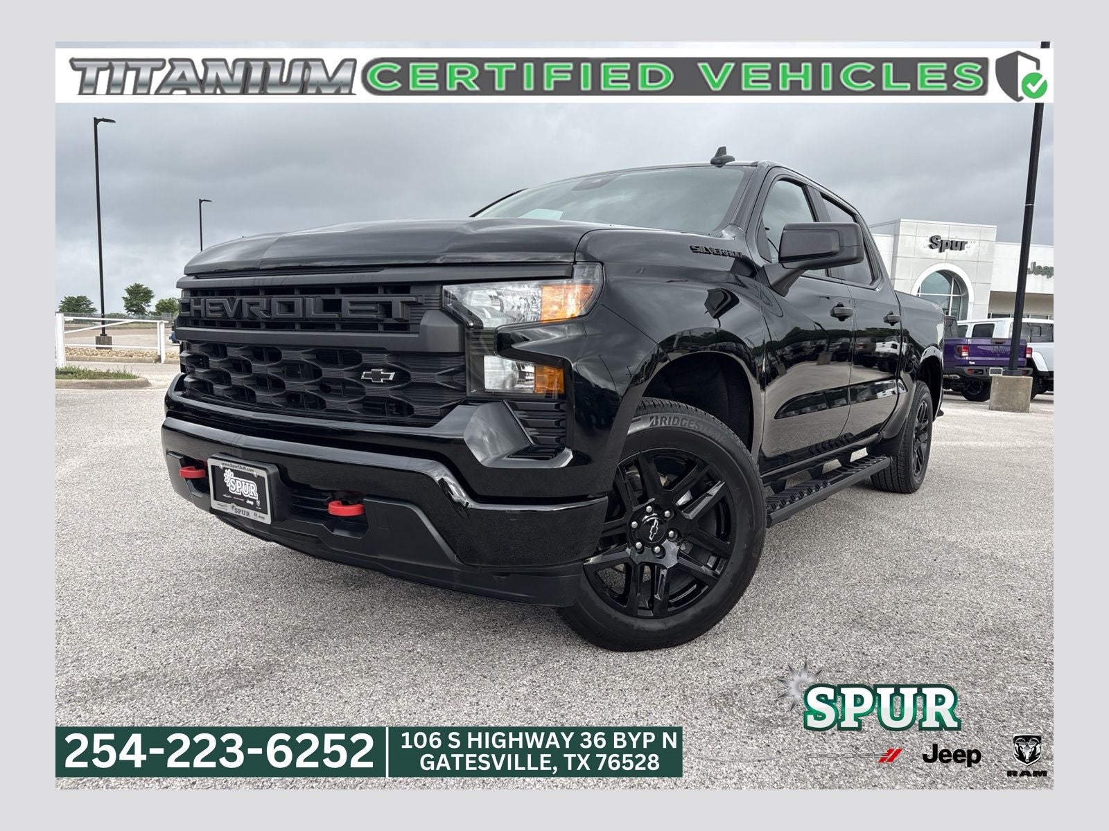 2024 Chevrolet Silverado 1500 4WD Crew Cab Short Bed Custom