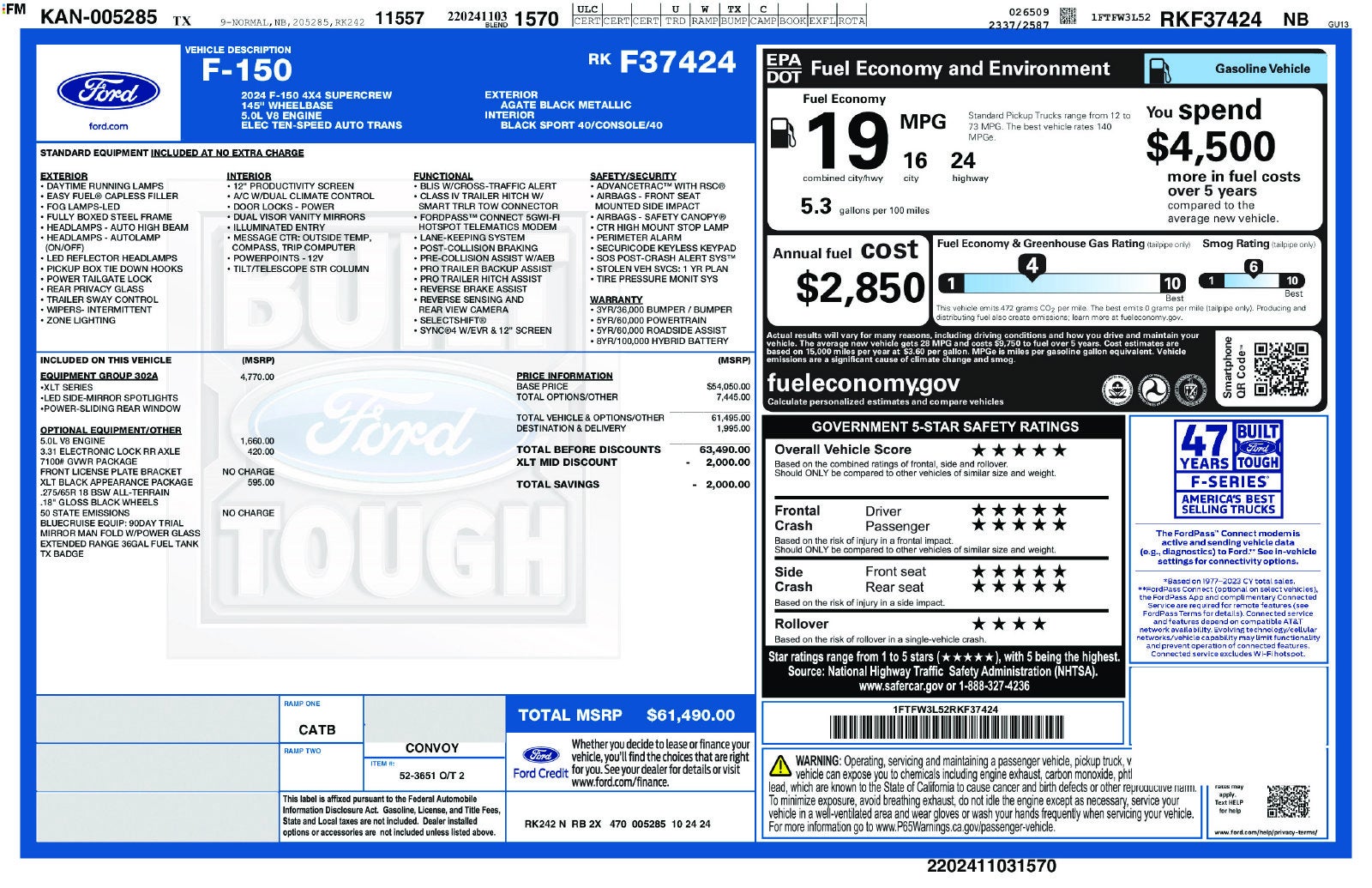 2024 Ford F-150 XLT
