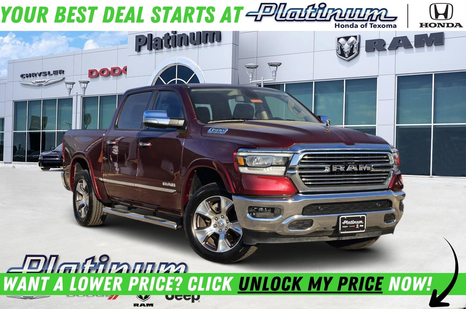 2020 RAM 1500 Laramie 4x4 Crew Cab 5'7's photo