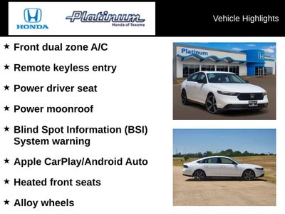 2026 Honda Accord SE