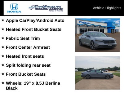 2026 Honda Accord Hybrid Sport