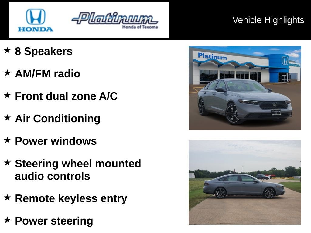 2026 Honda Accord Hybrid Sport