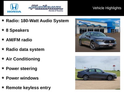 2026 Honda Accord Hybrid EX-L