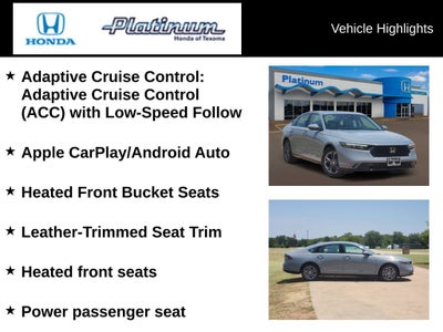 2026 Honda Accord Hybrid EX-L