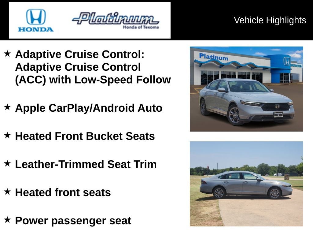 2026 Honda Accord Hybrid EX-L