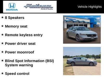2026 Honda Accord Hybrid EX-L