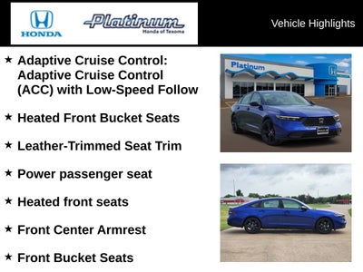 2026 Honda Accord Hybrid Sport-L