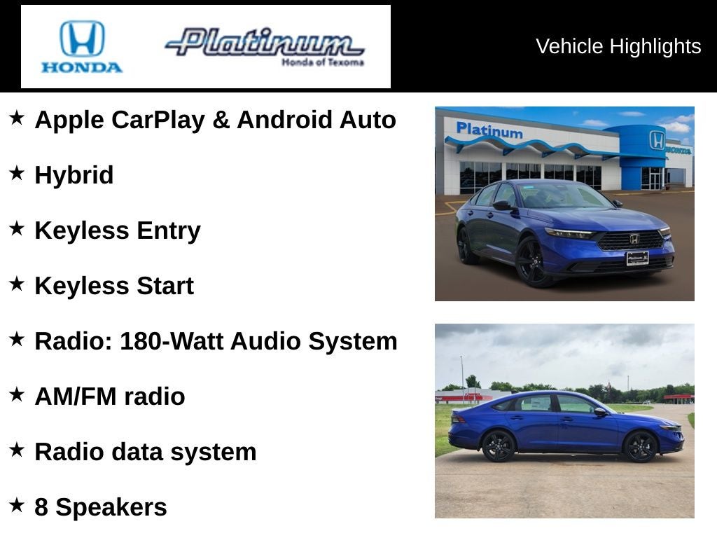 2026 Honda Accord Hybrid Sport-L