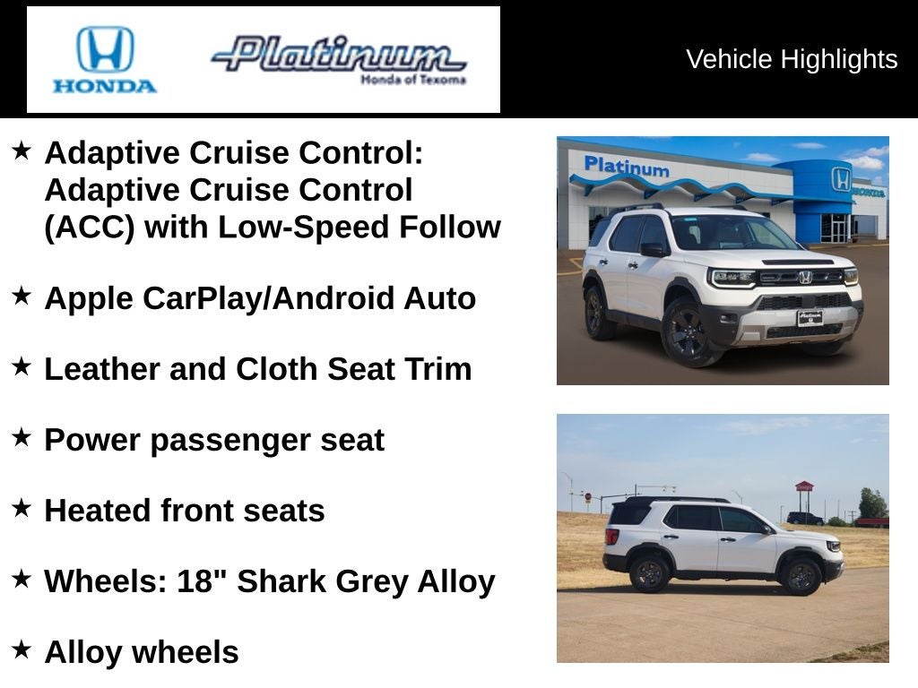2026 Honda Passport RTL Towing