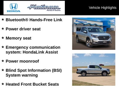 2026 Honda Ridgeline RTL