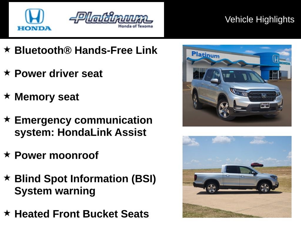 2026 Honda Ridgeline RTL