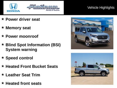 2026 Honda Ridgeline RTL