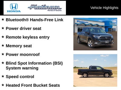 2026 Honda Ridgeline RTL