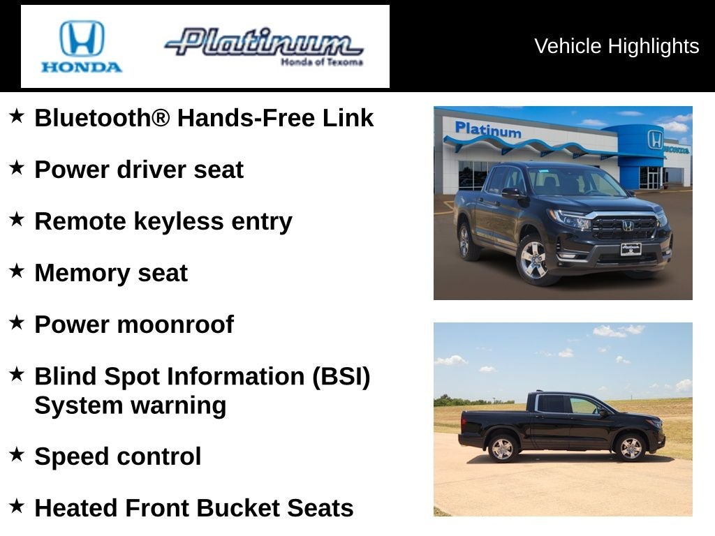 2026 Honda Ridgeline RTL