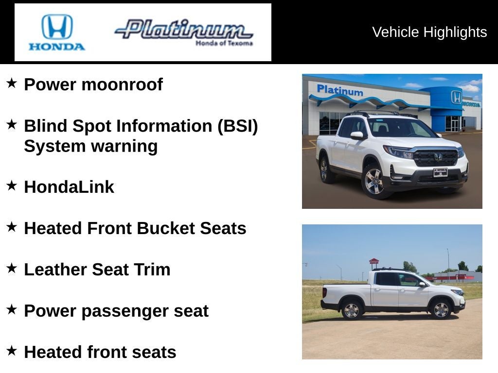 2026 Honda Ridgeline RTL