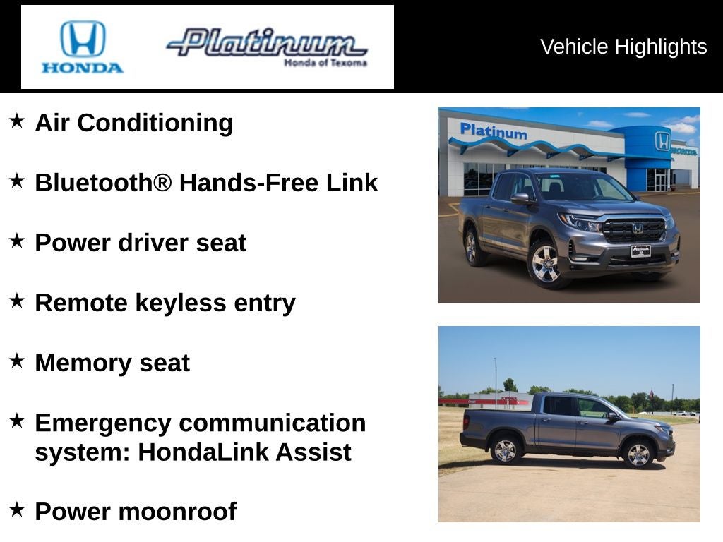 2026 Honda Ridgeline RTL