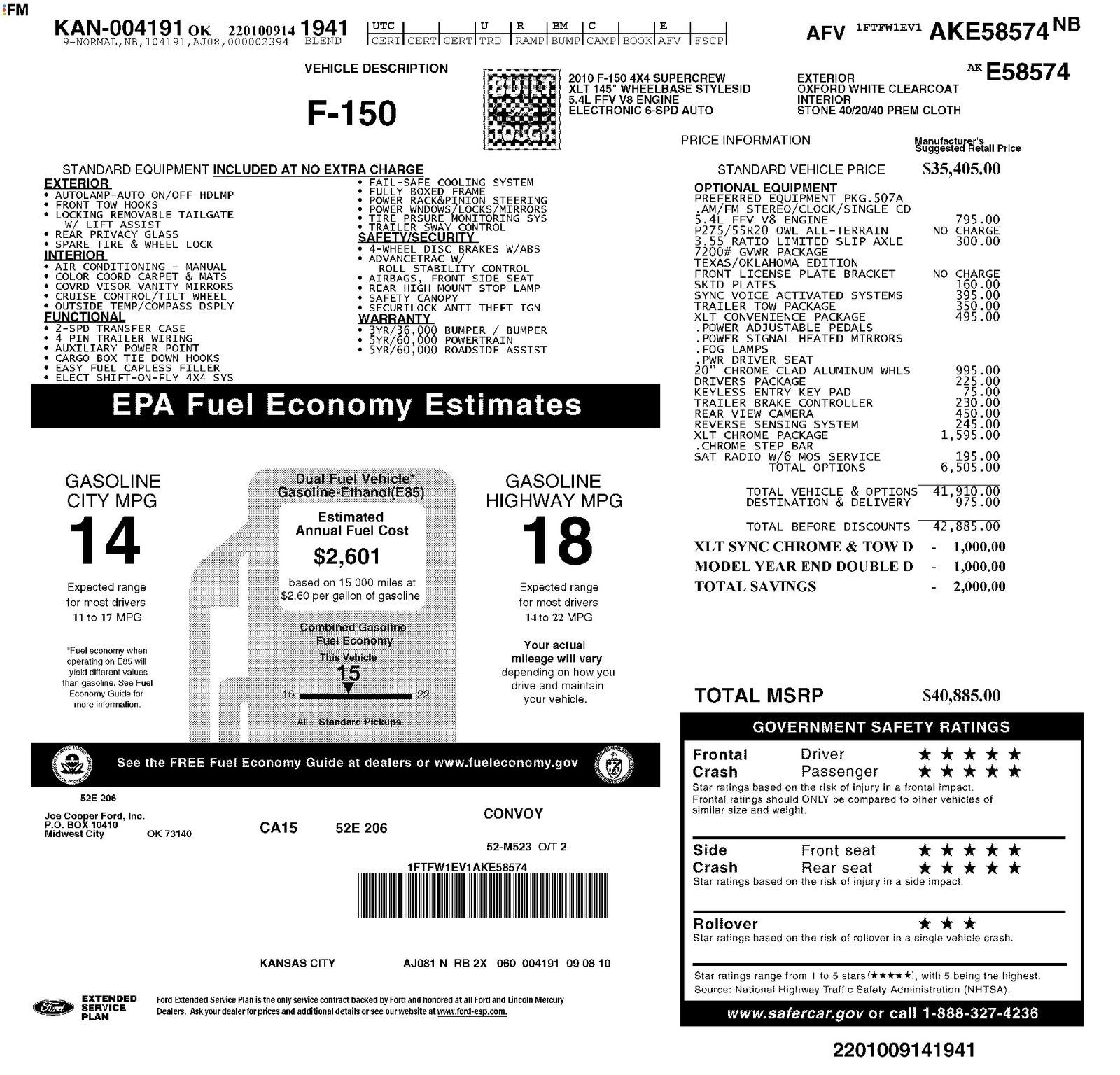 2010 Ford F-150 Base