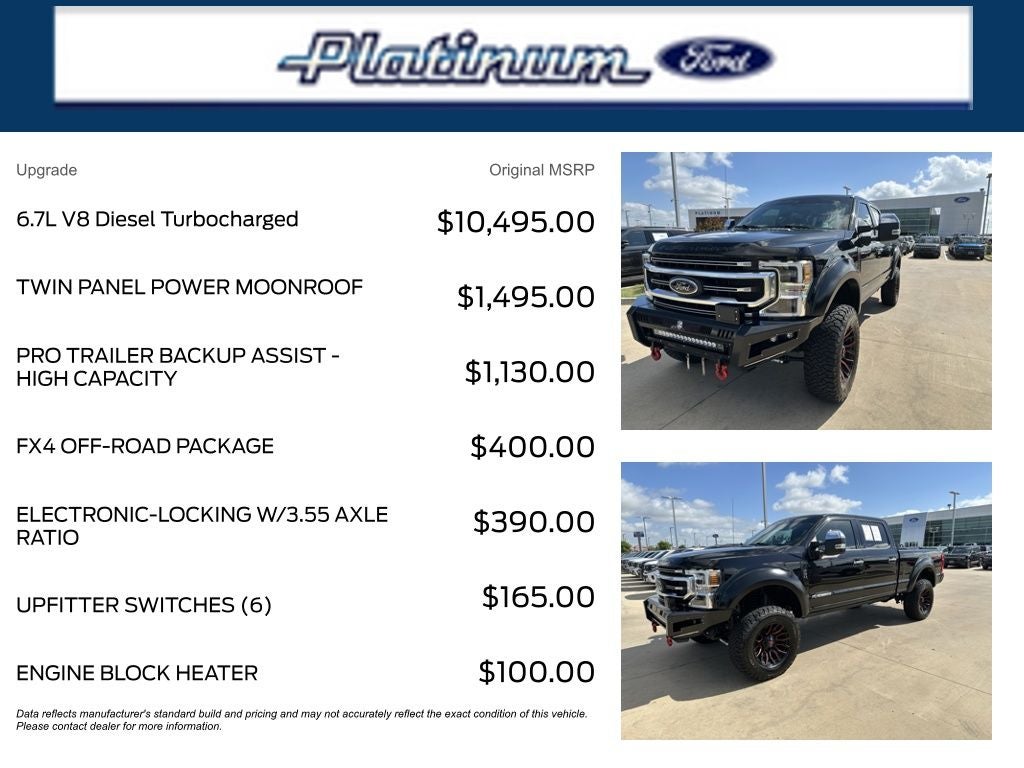 2020 Ford F-250SD Platinum